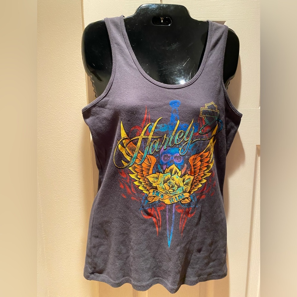 Size large Harley Davidson tank type top